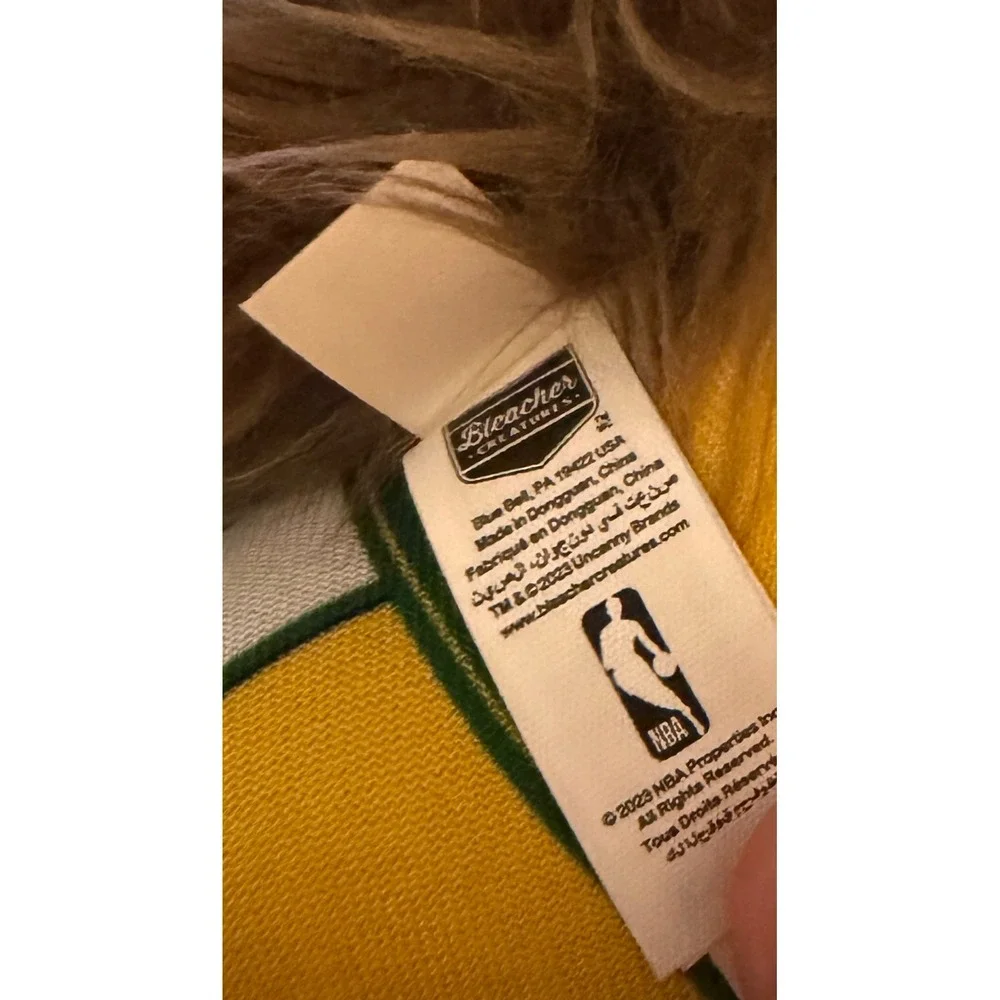 Bleacher Creatures Squatch Seattle SuperSonics Plush NBA Mascot Yellow Excellent